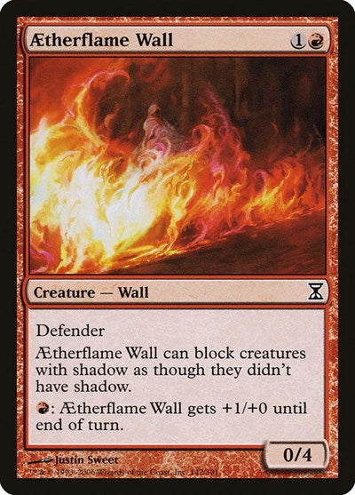 Aetherflame Wall [Time Spiral] | Cards and Coasters CA