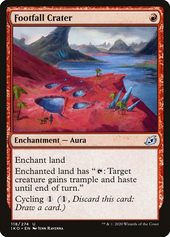 Footfall Crater [Ikoria: Lair of Behemoths] | Cards and Coasters CA