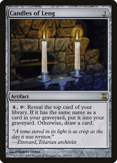 Candles of Leng [Time Spiral] | Cards and Coasters CA