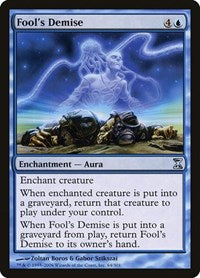 Fool's Demise [Time Spiral] | Cards and Coasters CA
