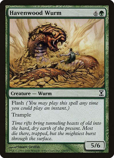 Havenwood Wurm [Time Spiral] | Cards and Coasters CA