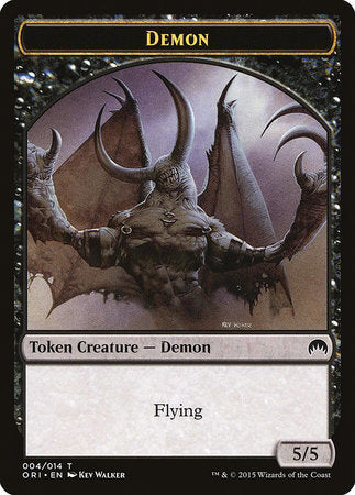 Demon Token [Magic Origins Tokens] | Cards and Coasters CA