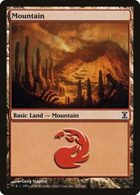 Mountain [Time Spiral] | Cards and Coasters CA