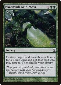 Mwonvuli Acid-Moss [Time Spiral] | Cards and Coasters CA