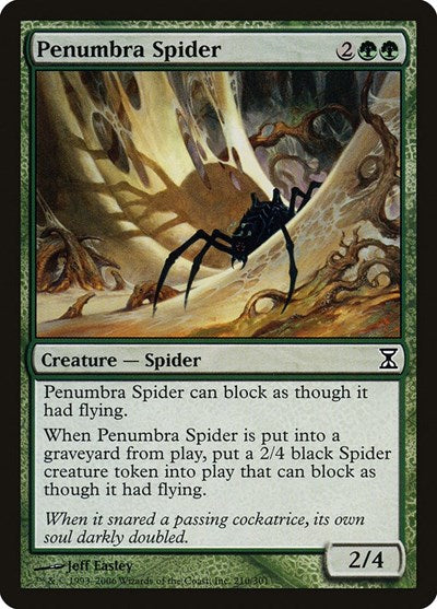 Penumbra Spider [Time Spiral] | Cards and Coasters CA