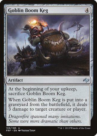 Goblin Boom Keg [Fate Reforged] | Cards and Coasters CA