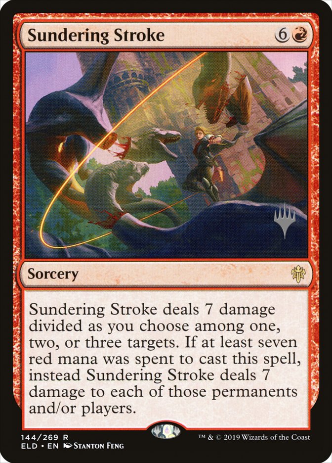 Sundering Stroke (Promo Pack) [Throne of Eldraine Promos] | Cards and Coasters CA