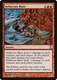 Sulfurous Blast [Time Spiral] | Cards and Coasters CA