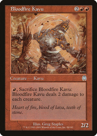 Bloodfire Kavu [Apocalypse] | Cards and Coasters CA