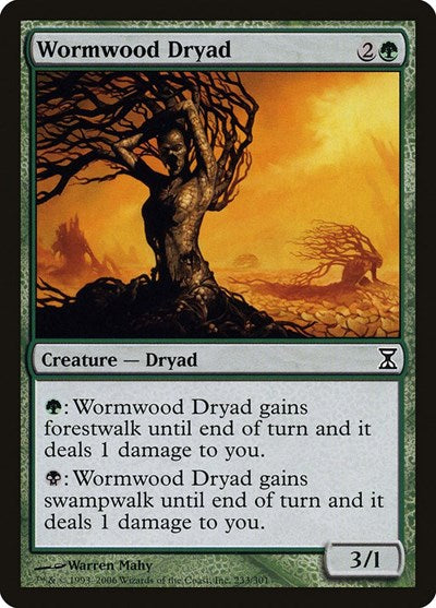 Wormwood Dryad [Time Spiral] | Cards and Coasters CA