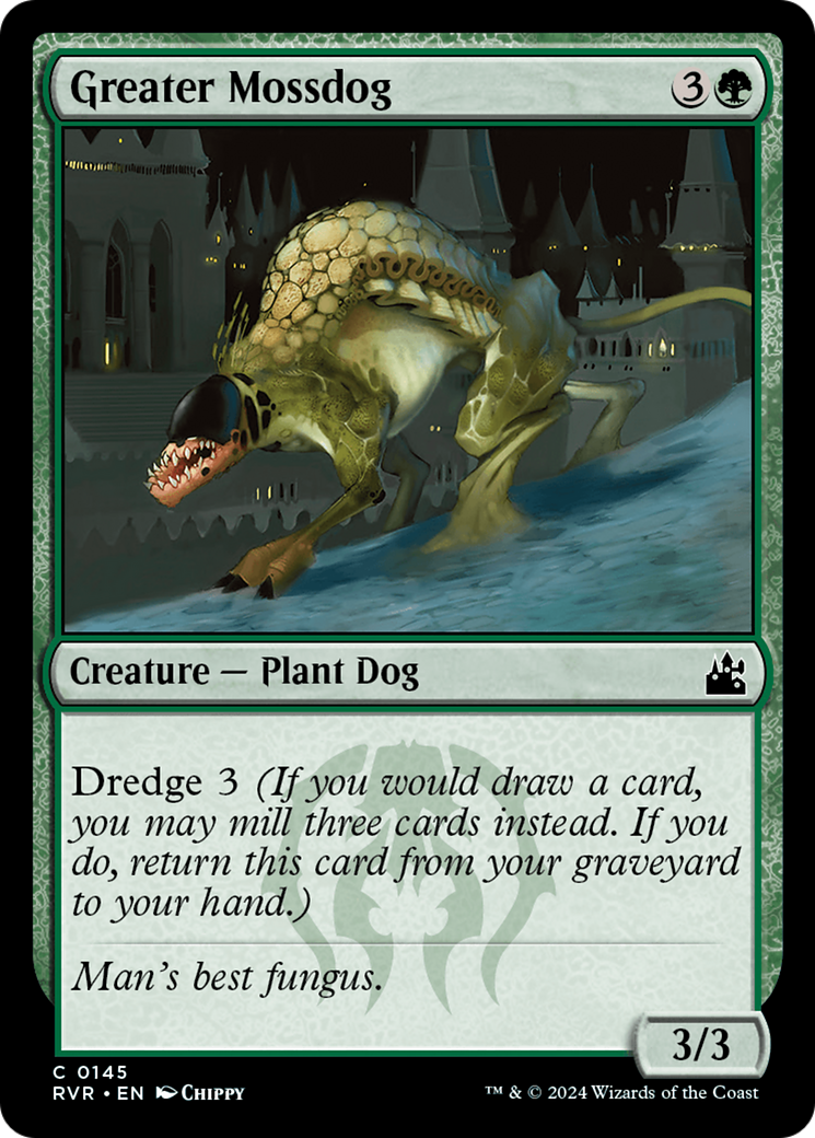 Greater Mossdog [Ravnica Remastered] | Cards and Coasters CA