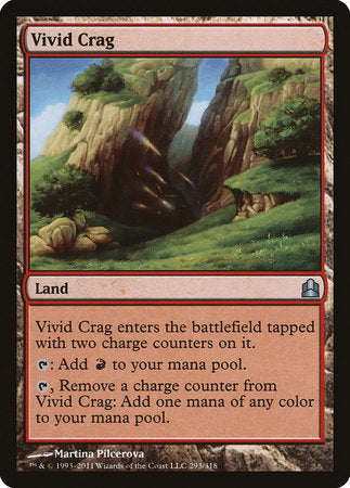 Vivid Crag [Commander 2011] | Cards and Coasters CA