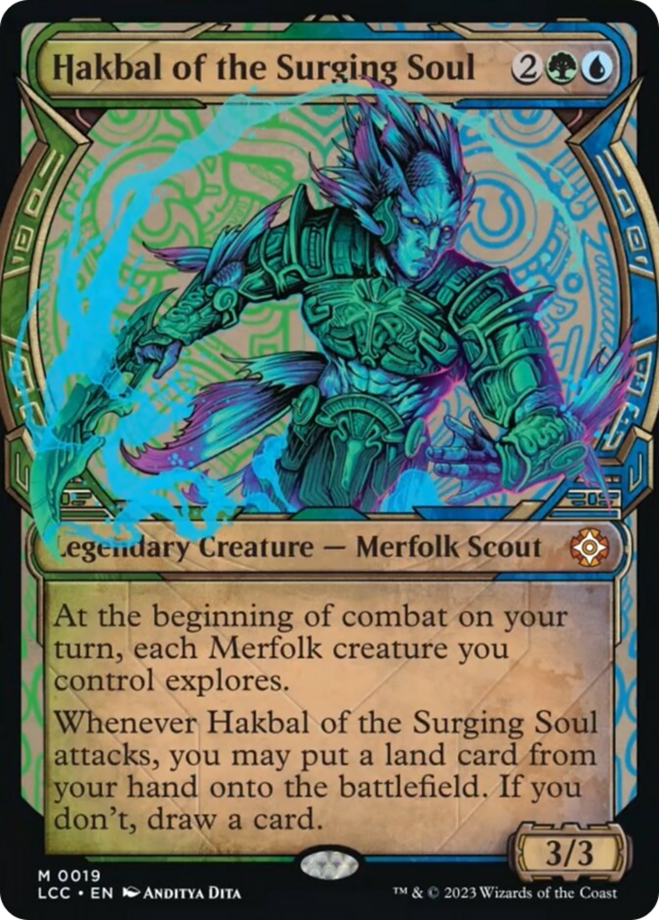 Hakbal of the Surging Soul (Showcase) [The Lost Caverns of Ixalan Commander] | Cards and Coasters CA