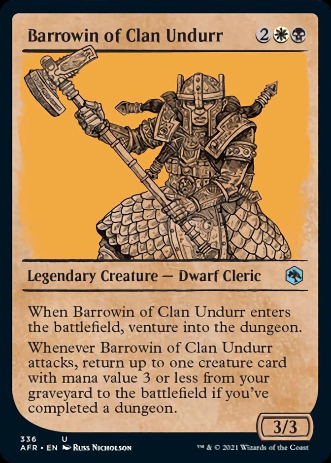 Barrowin of Clan Undurr (Showcase) [Dungeons & Dragons: Adventures in the Forgotten Realms] | Cards and Coasters CA