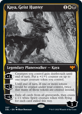 Kaya, Geist Hunter [Innistrad: Double Feature] | Cards and Coasters CA