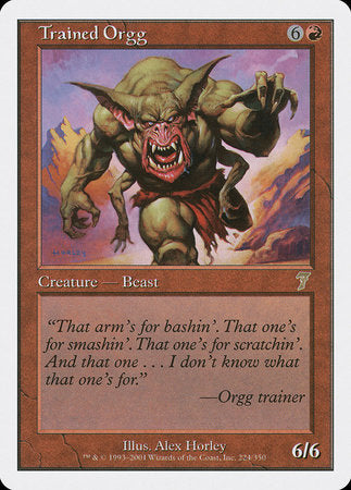 Trained Orgg [Seventh Edition] | Cards and Coasters CA