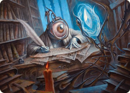 Unblinking Observer Art Card [Innistrad: Midnight Hunt Art Series] | Cards and Coasters CA