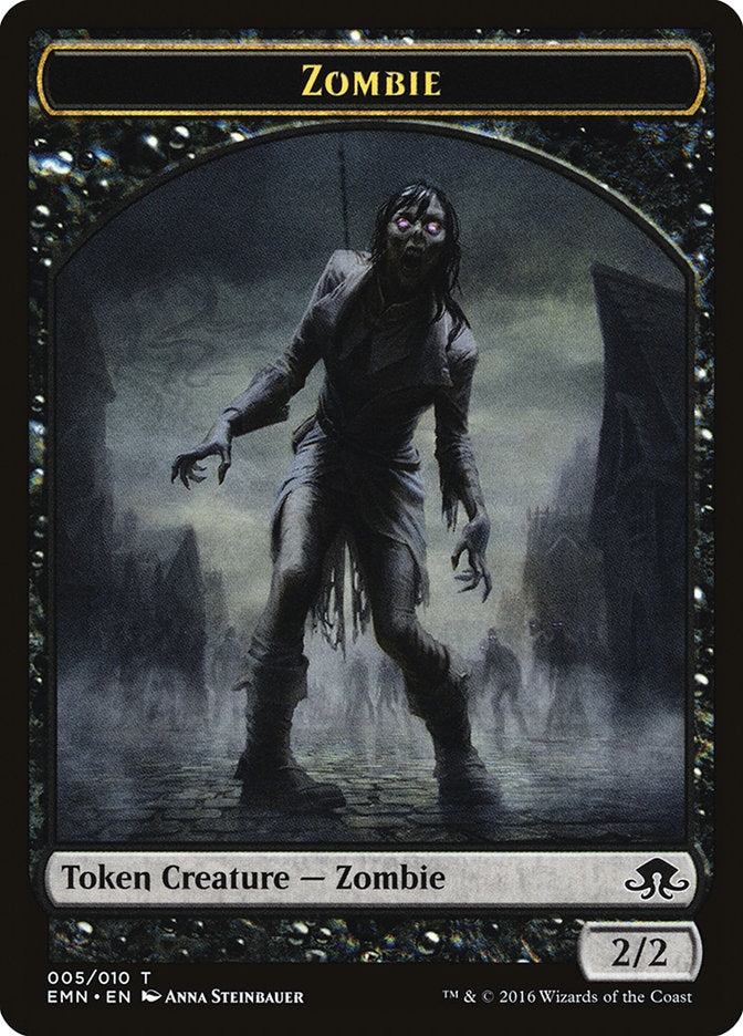 Zombie (005/010) [Eldritch Moon Tokens] | Cards and Coasters CA