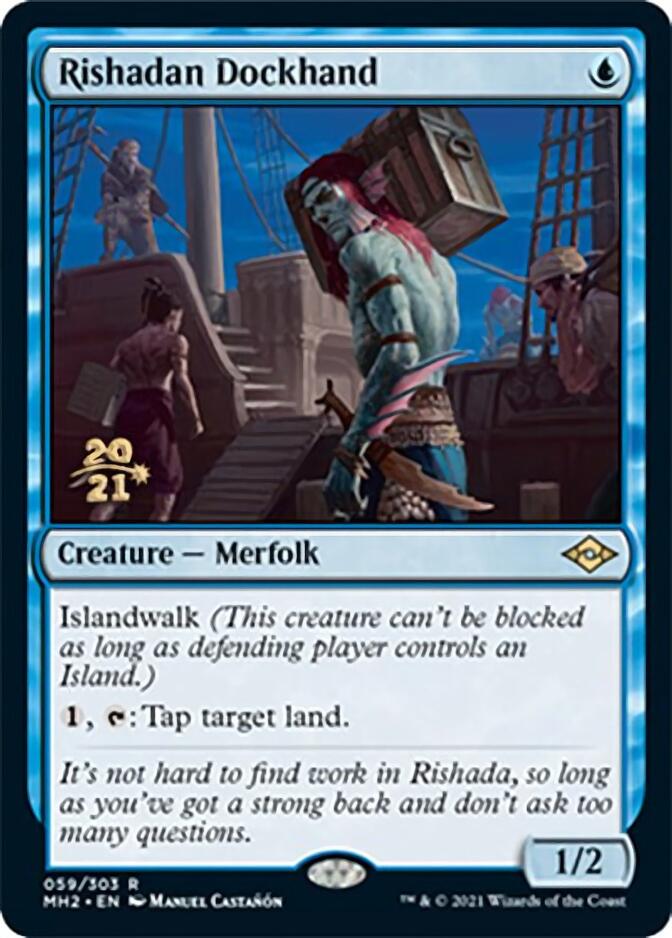 Rishadan Dockhand [Modern Horizons 2 Prerelease Promos] | Cards and Coasters CA