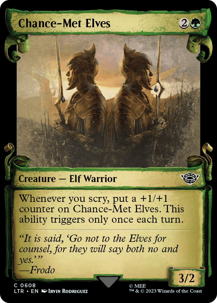 Chance-Met Elves [The Lord of the Rings: Tales of Middle-Earth Showcase Scrolls] | Cards and Coasters CA