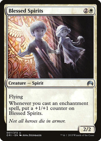 Blessed Spirits [Magic Origins] | Cards and Coasters CA