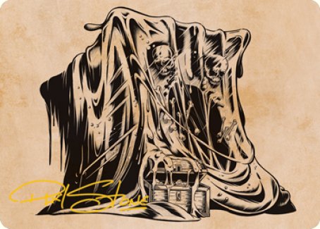 Gelatinous Cube (Showcase) Art Card (Gold-Stamped Signature) [Dungeons & Dragons: Adventures in the Forgotten Realms Art Series] | Cards and Coasters CA