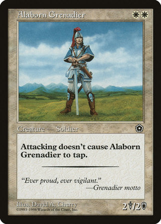 Alaborn Grenadier [Portal Second Age] | Cards and Coasters CA