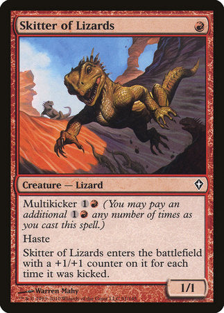 Skitter of Lizards [Worldwake] | Cards and Coasters CA