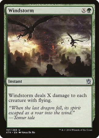 Windstorm [Khans of Tarkir] | Cards and Coasters CA