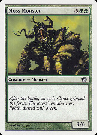 Moss Monster [Eighth Edition] | Cards and Coasters CA