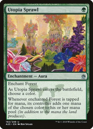 Utopia Sprawl [Masters 25] | Cards and Coasters CA