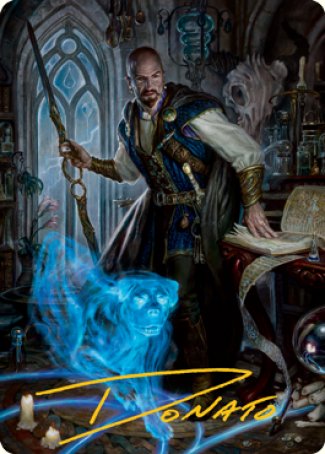 Mordenkainen Art Card (Gold-Stamped Signature) [Dungeons & Dragons: Adventures in the Forgotten Realms Art Series] | Cards and Coasters CA