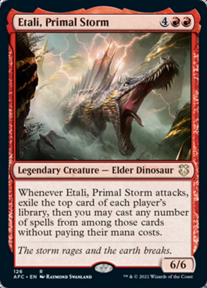 Etali, Primal Storm [Dungeons & Dragons: Adventures in the Forgotten Realms Commander] | Cards and Coasters CA