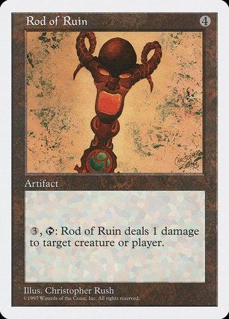 Rod of Ruin [Fifth Edition] | Cards and Coasters CA