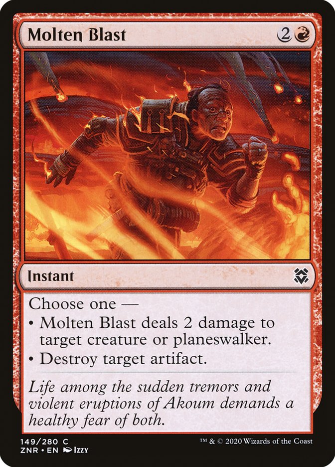 Molten Blast [Zendikar Rising] | Cards and Coasters CA