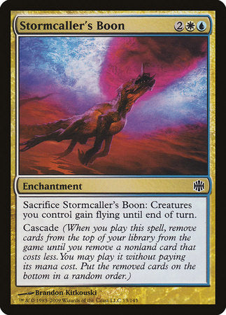 Stormcaller's Boon [Alara Reborn] | Cards and Coasters CA