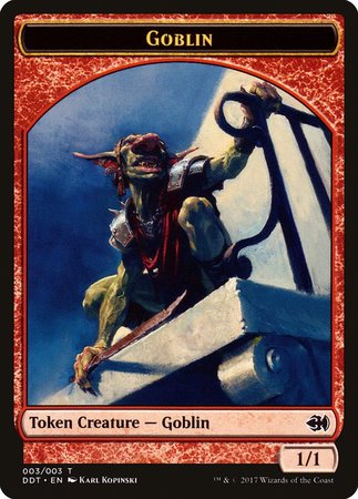 Goblin Token [Duel Decks: Merfolk vs. Goblins Tokens] | Cards and Coasters CA