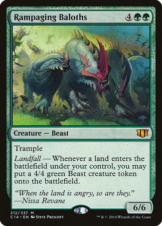 Rampaging Baloths [Commander 2014] | Cards and Coasters CA