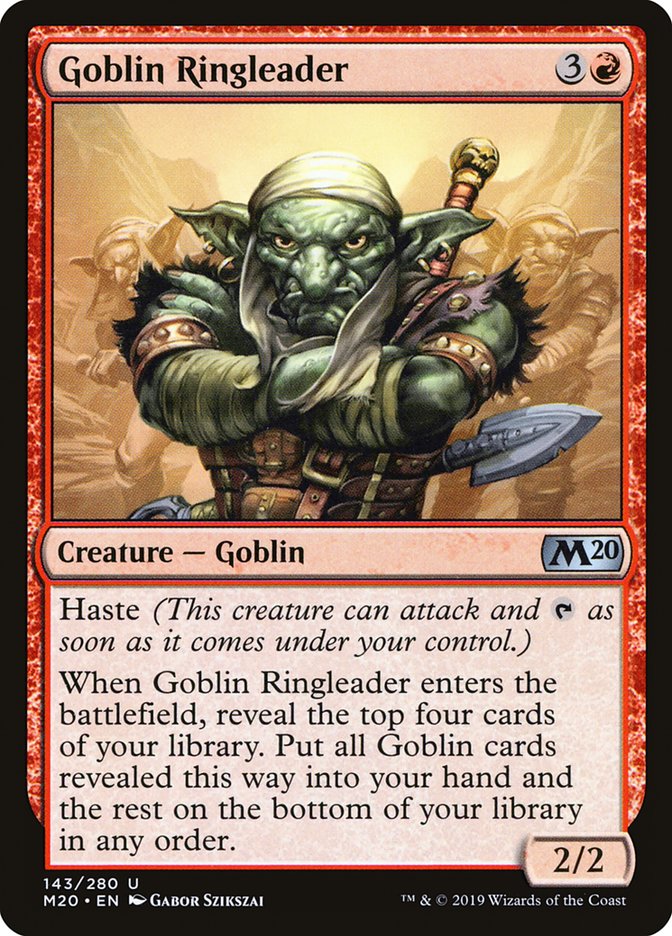 Goblin Ringleader [Core Set 2020] | Cards and Coasters CA