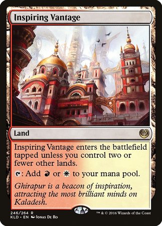 Inspiring Vantage [Kaladesh] | Cards and Coasters CA