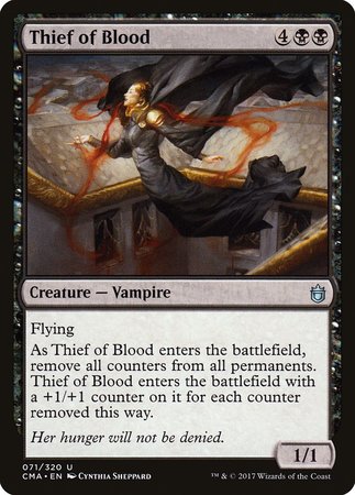 Thief of Blood [Commander Anthology] | Cards and Coasters CA