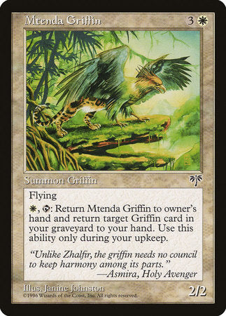 Mtenda Griffin [Mirage] | Cards and Coasters CA