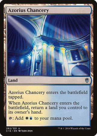 Azorius Chancery [Commander 2016] | Cards and Coasters CA