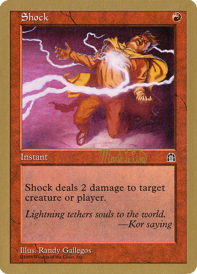 Shock (Mark Le Pine) [World Championship Decks 1999] | Cards and Coasters CA