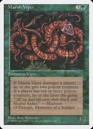 Marsh Viper [Fourth Edition] | Cards and Coasters CA