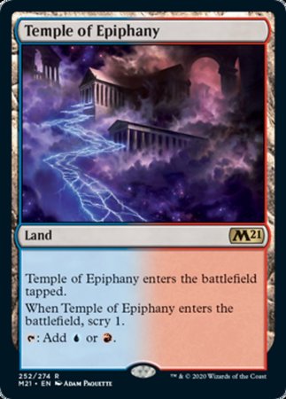 Temple of Epiphany [Core Set 2021] | Cards and Coasters CA