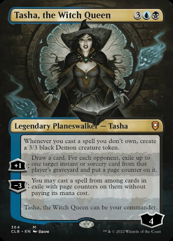 Tasha, the Witch Queen (Borderless) [Commander Legends: Battle for Baldur's Gate] | Cards and Coasters CA