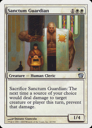 Sanctum Guardian [Ninth Edition] | Cards and Coasters CA