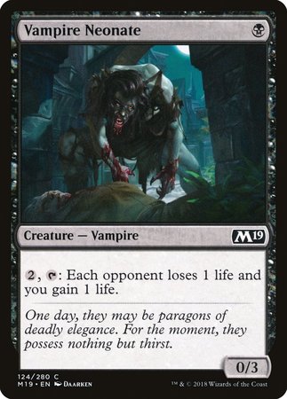 Vampire Neonate [Core Set 2019] | Cards and Coasters CA