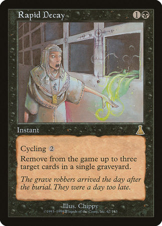 Rapid Decay [Urza's Destiny] | Cards and Coasters CA
